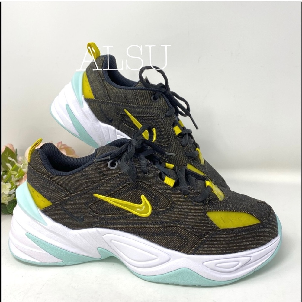 💖MEGA SALE💖Nike M2K Tekno Lux Black Canvas Womens 7.5 AUTHENTIC BV0970 001